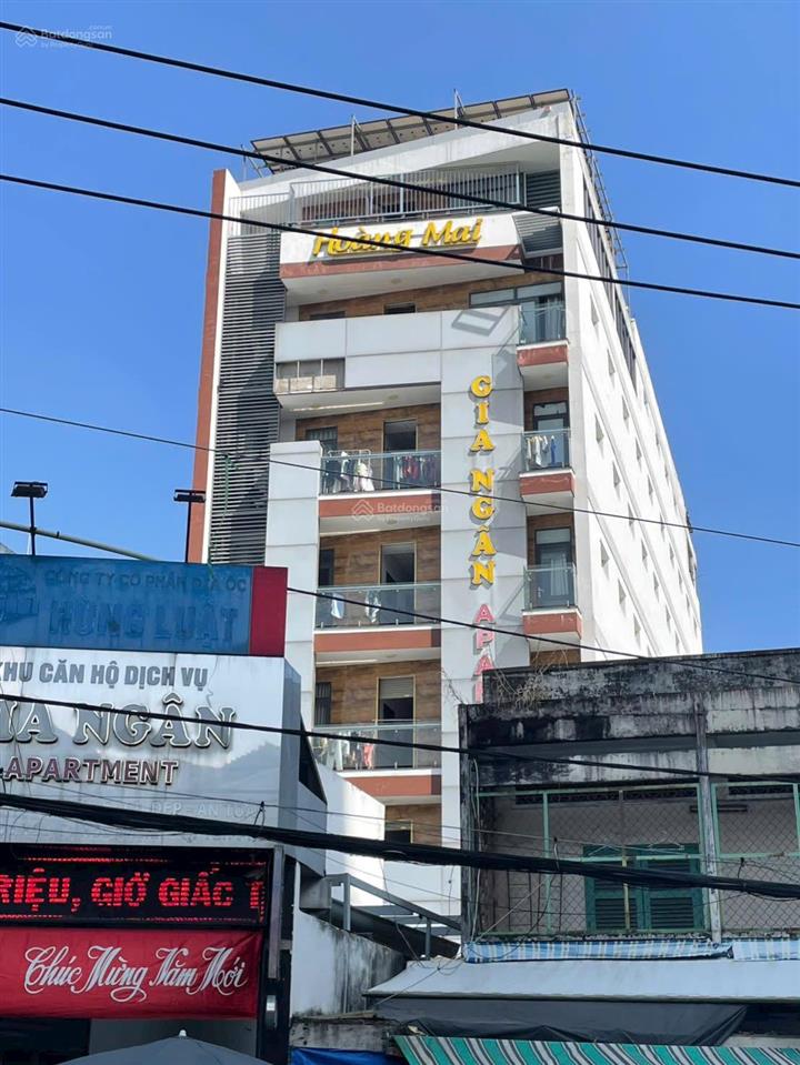 Toà chdv 600m2 8 tầng  93 phòng dthu 6 tỷ/năm  mặt tiền thoại ngọc hầu
