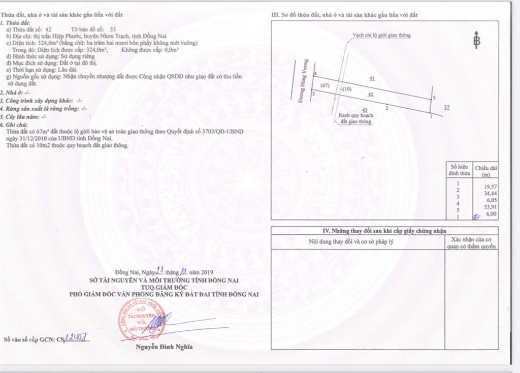 Bán nhà mặt tiền đường hùng vương, chợ hiệp phước, thị trấn hiệp phước, nhơn trạch