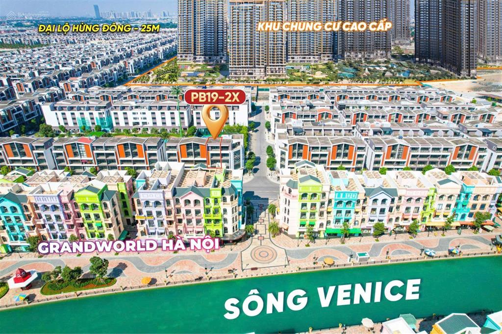 Shophouse view công viên, kinh doanh 2 mặt tiền đường 25m thông ra chung cư. giảm giá chỉ còn 13 tỷ