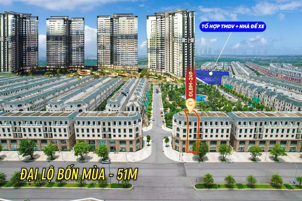 Shop đại lộ đường 51 m view công viên. diện tích 110m2 giá chỉ 21,x tỷ kinh doanh tốt. 0978 998 ***