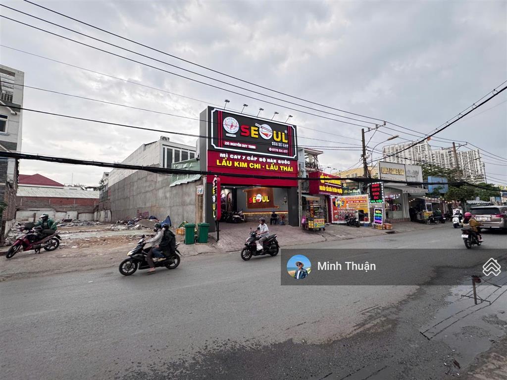 Cực phẩm! chỉ 150tr/m²  bán đất mặt tiền nguyễn duy trinh  9,5x57m  520m²  ctxd hầm 8 tầng.