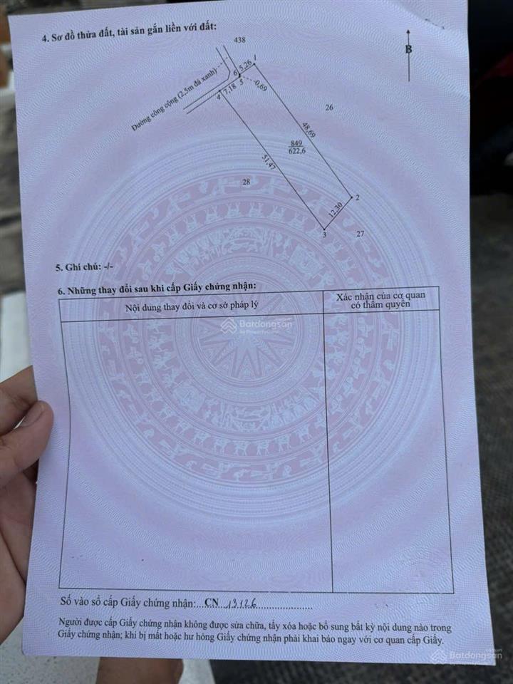 Chủ gởi đất thạnh đức, bến lức tây ninh, 620 met thổ 1.8 tỷ