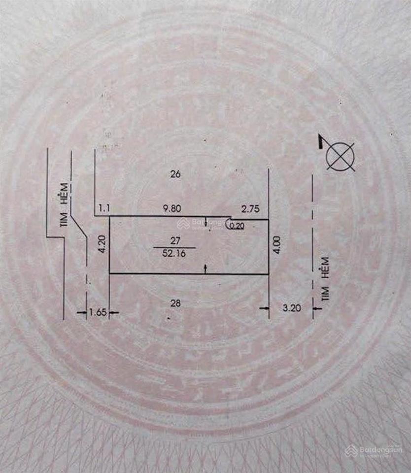 Nhà hoàng văn thụ tân bình hẻm 8m 53.16m chỉ 6.x tỷ