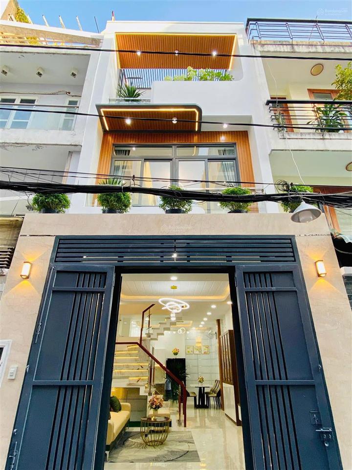 Nhà lê quang định, bình thạnh 42,5m² giá chỉ 3.4ty bê tông cốt thép, sổ hồng riêng,hẽm xe hơi 4m.