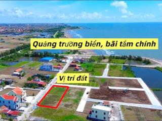 Bán lô đất 8đm² view biển, xã hải triều (ninh bình mới)  giá 1tỷ  vay nh 70%