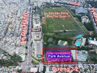 Căn hộ 3pn, 2wc, 92m2 mặt tiền đường 3/2 tại the park avenue, 9,5 tỷ đã bao gồm thuế phí