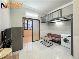 Căn hộ 1 phòng ngủ đầy đủ nội thất, máy giặt riêng gần đầm sen  âu cơ  bv tân phú  đh văn hiến