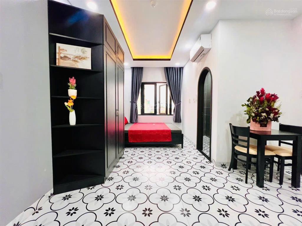 Căn hộ studio cao cấp thiết kế sang trọng đầy đủ nội thất gần bà hom  khu tên lửa  ngã tư bốn xã