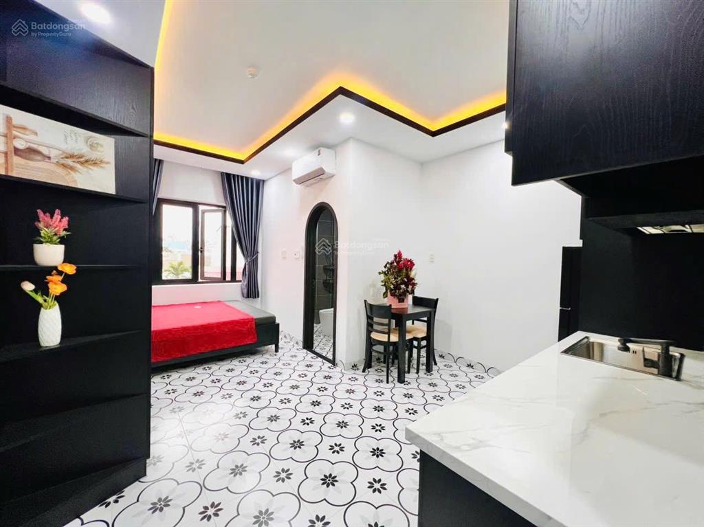 Căn hộ studio cao cấp thiết kế sang trọng đầy đủ nội thất gần bà hom  khu tên lửa  ngã tư bốn xã