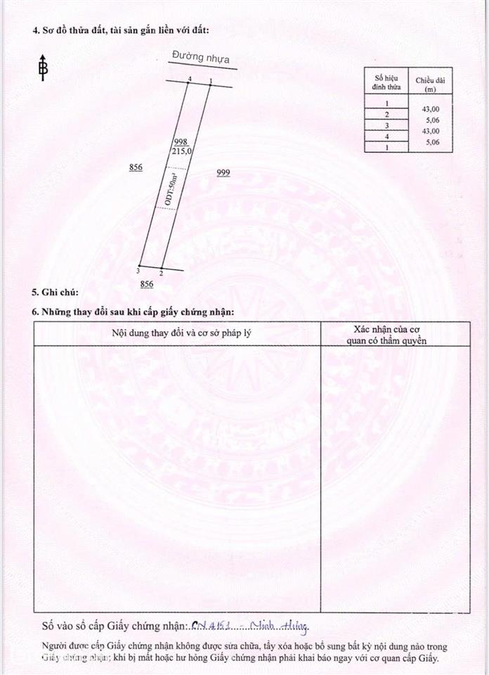 Bán đất chơn thành 5x43m thổ cư 50m2 sẵn sổ gần khu du lịch hoa việt giá cực tốt