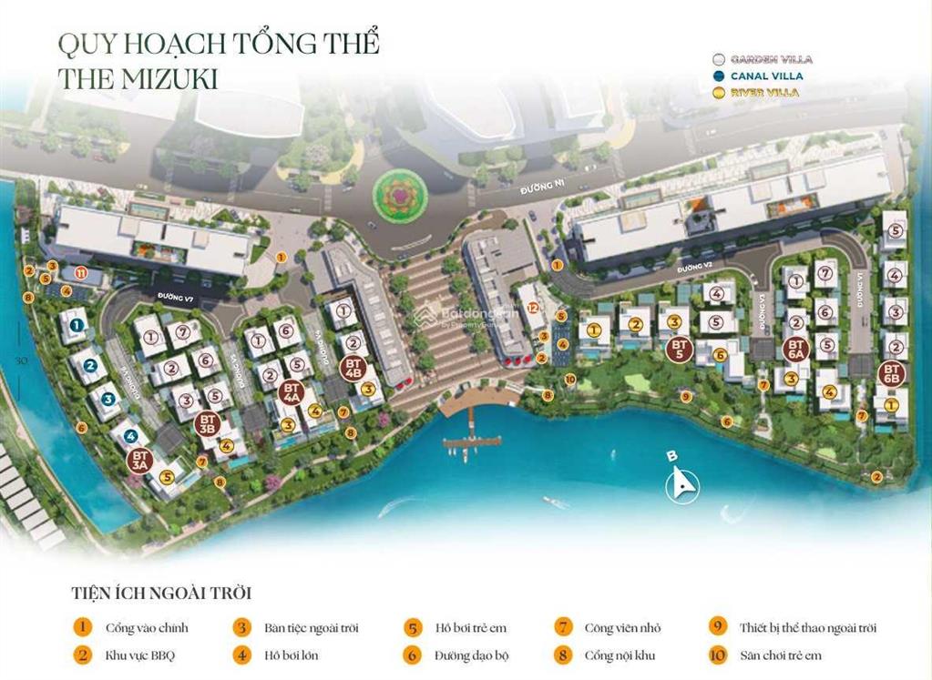 Biệt thự ven sông nam sai gòn sát pmh q7 the mizuki chiết khấu 6tỷ 0903 148 *** mai cđt nam long