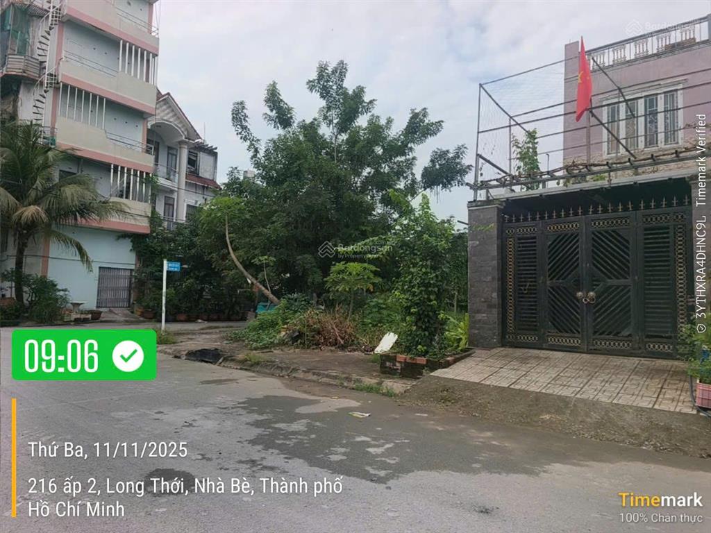 Hailongreal đất góc 5,5 tỷ, dt 10x12m, 107.5m2, khu 274/ nguyễn văn tạo, gần chợ bà chồi