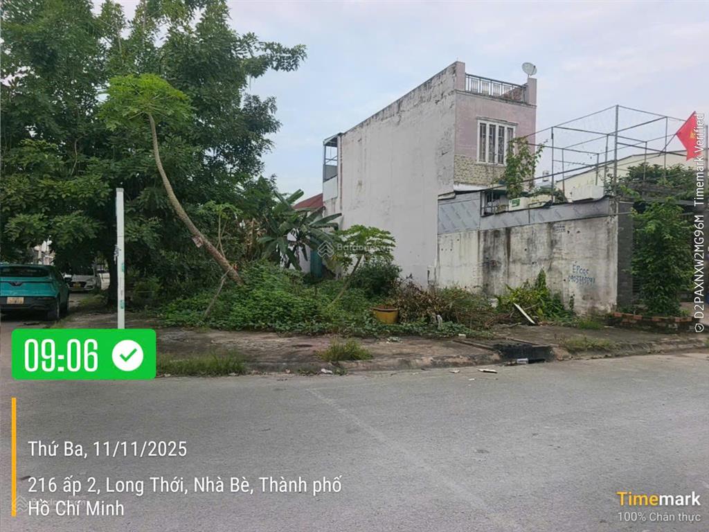 Hailongreal đất góc 5,5 tỷ, dt 10x12m, 107.5m2, khu 274/ nguyễn văn tạo, gần chợ bà chồi