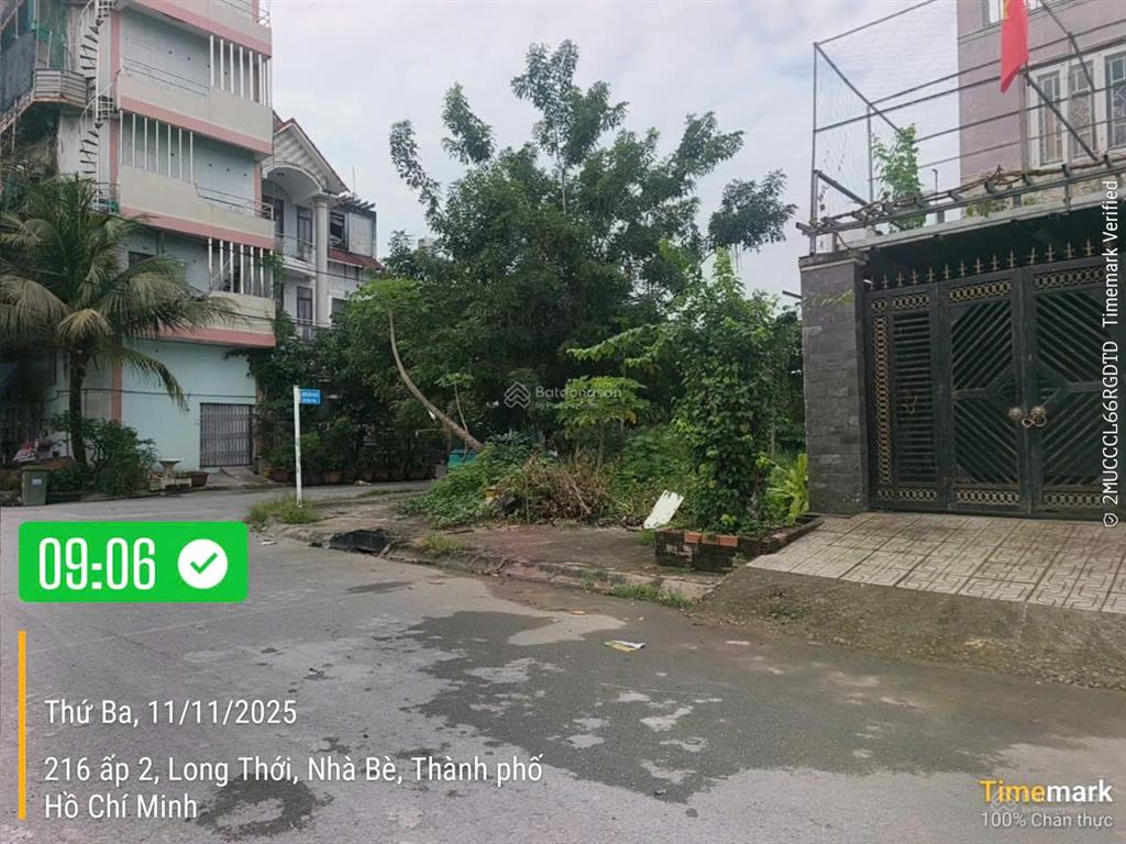 Hailongreal đất góc 5,5 tỷ, dt 10x12m, 107.5m2, khu 274/ nguyễn văn tạo, gần chợ bà chồi