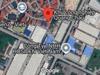 Đất đấu giá kdc trúc tay, gần kcn quang châu 300m, dân cư đông đúc, kd dòng tiền. 3,7 tỷ