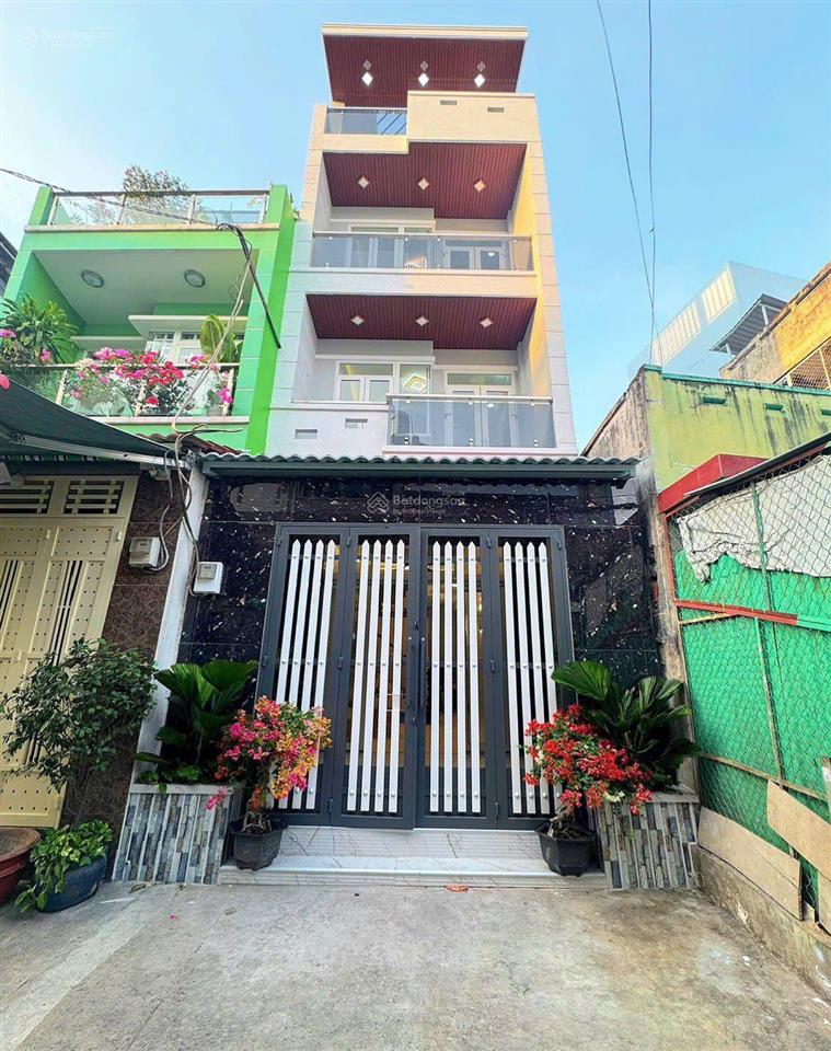 Bán nhà mới xây hẻm xe hơi đường cư xá phú lâm a phường 12 quận 6