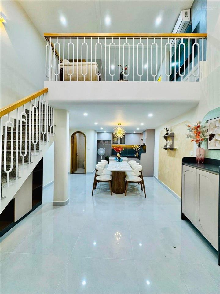 Sát bên nguyễn gia trí nhà đẹp xây mới 40m2 4 tầng sân thượng, 3 ngủ master, hẻm dân trí 7.x tỉ