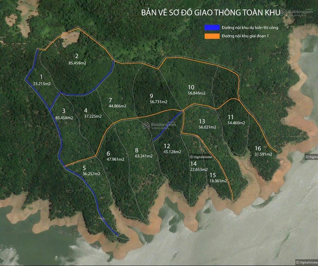 Sang nhượng 72ha đất quy hoạch tmdv tại vịnh ngòi hoa đã có giấy phép glampinga