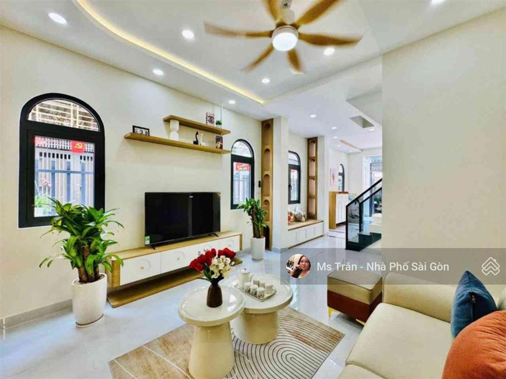 Nhà lê hoàng phái 1/ sát mặt tiền  xe hơi thông  4 tầng hoàn công đủ  60m2 chỉ 7,9 tỷ xíu