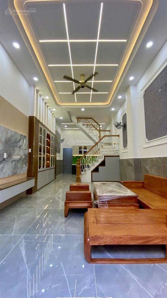 Bán nhà mới xây  mã lò giáp lê văn quới  hẻm ô tô 7m  không lộ giới