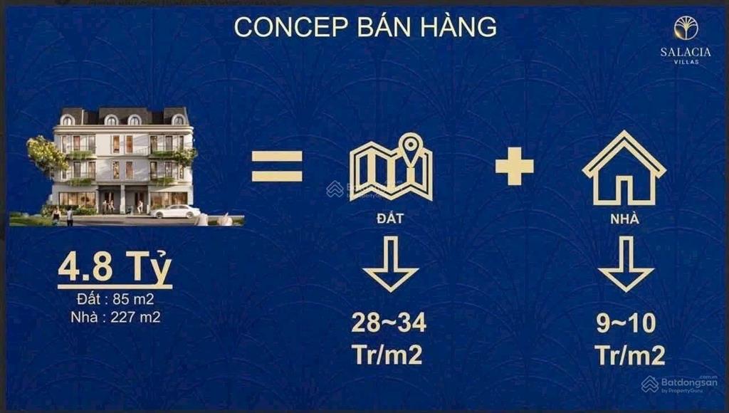 Chỉ từ 2.6 tỷ sở hữu nhà phố  biệt thự  đã có sổ hồng tại salacia villas , p. tân thành , tp.hcm