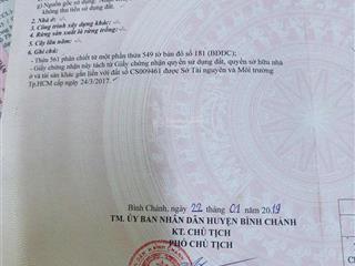 Bán đất tại đường võ văn vân, xã vĩnh lộc b, bình chánh, hồ chí minh, 13 tỷ, 1300 m2