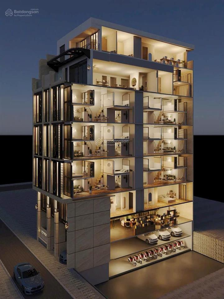 Tòa nhà mặt phố tại cầu giấy. 8 tầng 2 hầm. 219m2  mt 10m. dt 300 tr/tháng.  0793 198 ***