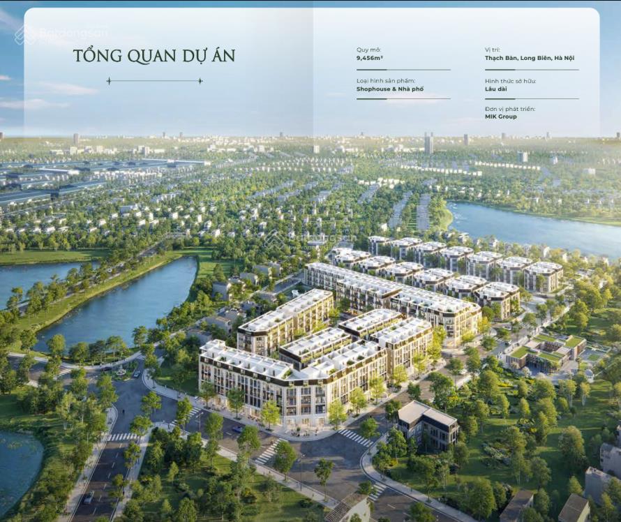 Elegant park thạch bàn cực hot bán shophouse / liền kề