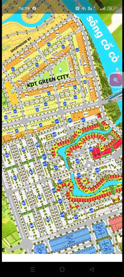 Nền kđt sentosa giá chỉ 3 tỷ 450