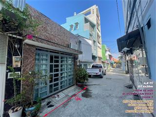 Chỉ 4,8 tỷ nhà 4,0x30m, hẻm ô tô 6m đ. huỳnh tấn phát q7 (80 triệu/m2)