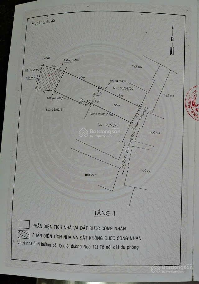 Bán nhà riêng tại 35/63, xô viết nghệ tĩnh, 6,48 tỷ, 59m2, chỉ với view đẹp