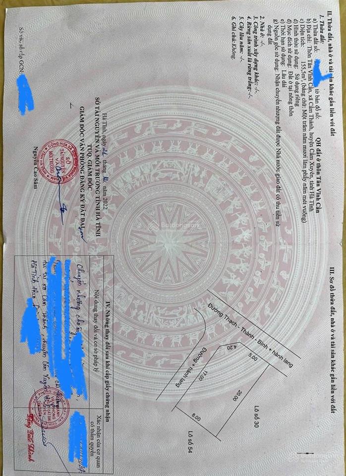 Bán đất kinh doanh đối diện chợ mới cẩm thành diện tích 160m2