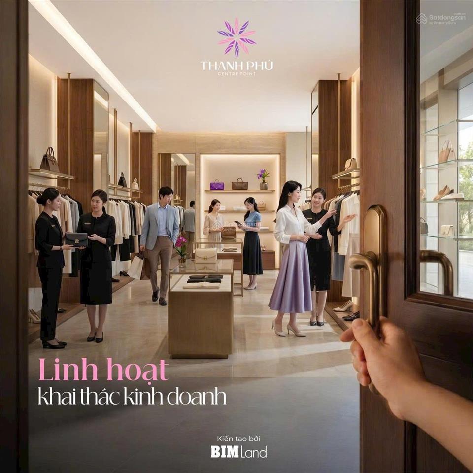 Shophouse 2 mặt tiền đối diện mega mall 9,5ha giá chỉ 4tỷxx. ở dự án thanh phú centre point