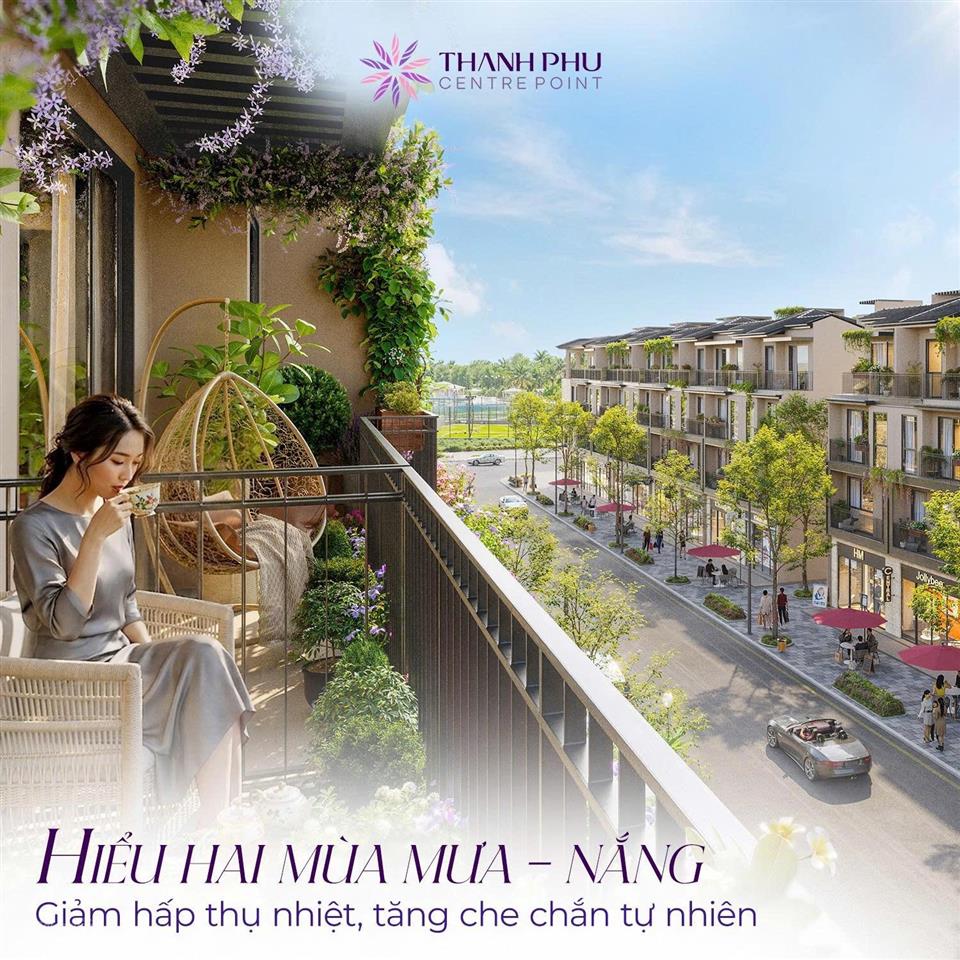 Shophouse 2 mặt tiền đối diện mega mall 9,5ha giá chỉ 4tỷxx. ở dự án thanh phú centre point