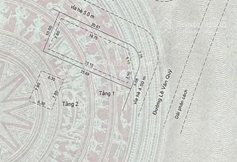 Lô góc! bán đất 2 mặt tiền tặng nhà 252m  57,99 tỷ  mt lê văn quý  q. sơn trà