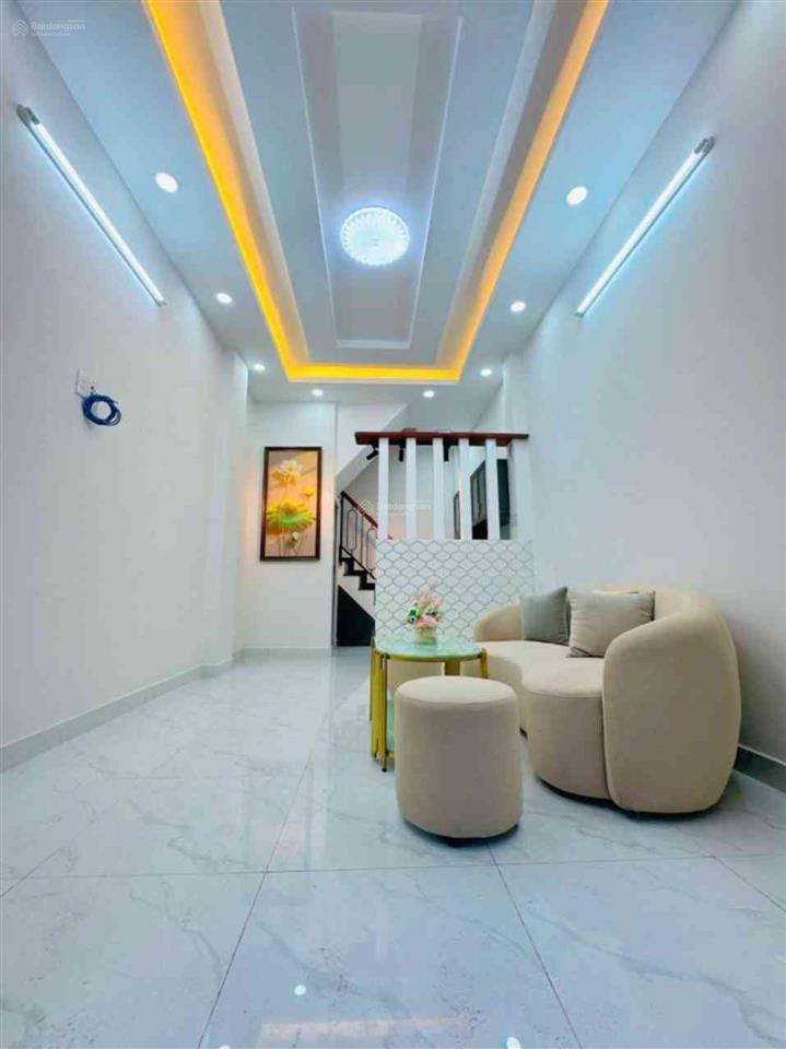 Bán nhà mới đẹp gần hẻm ô tô âu dương lân, quận 8  23m2  4 tầng  sổ riêng  chỉ hơn 3 tỷ