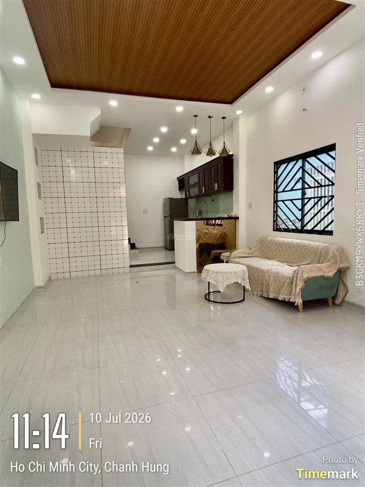 Bán nhà 3 tầng đủ nội thất đường âu dương lân, quận 8  44m2, sổ riêng nhỉnh 6 tỷ