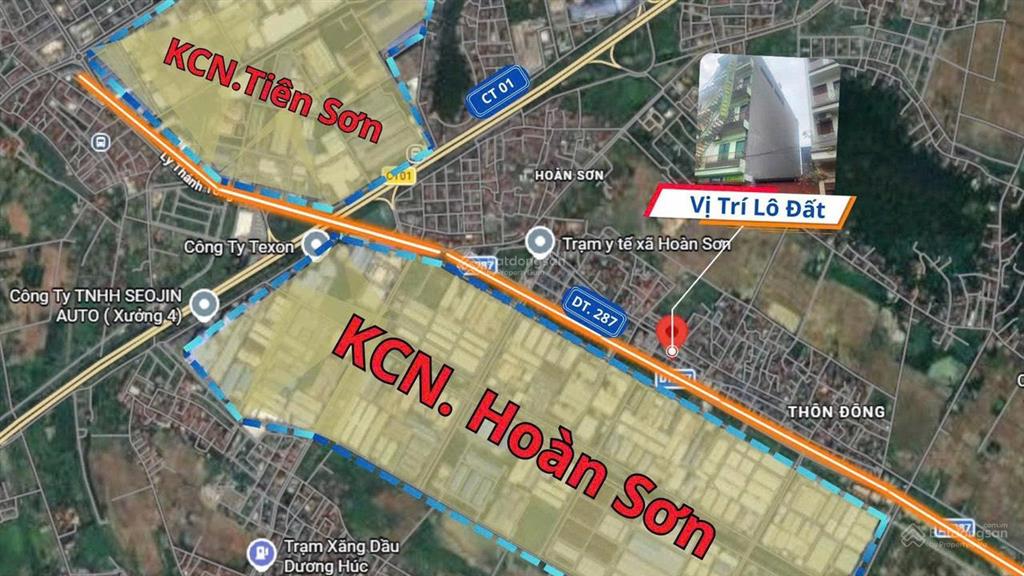 Bán đất nền thôn đông  hoàn sơn  6 tỷ  75m2, khai thác dòng tiền tốt   0913 904 ***