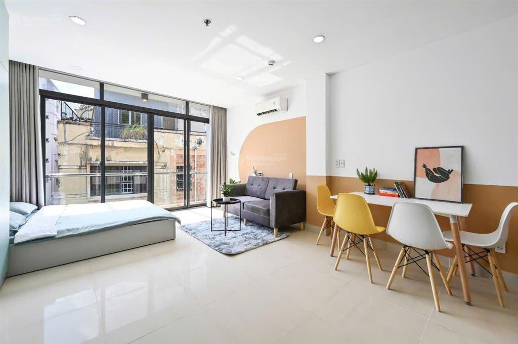 Cho thuê căn hộ 1pn rộng 50m2  thang máy  ở đinh công tráng, quận 1