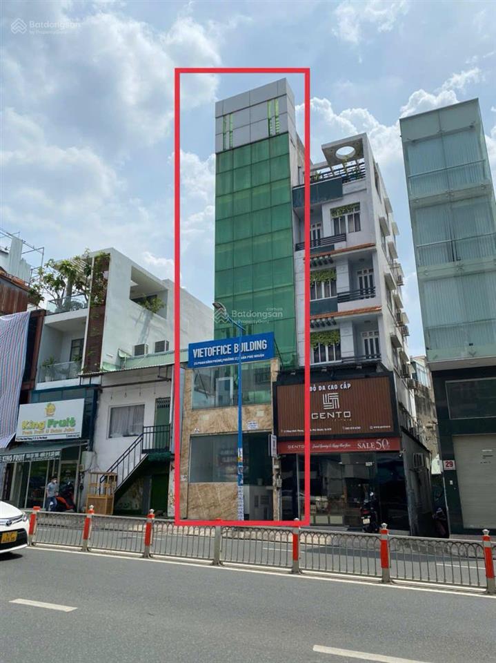 Tòa nhà mặt tiền đường phan đình phùng q.phú nhuận, 4.5x17m, hầm 6 tầng,tn70tr/ th, giá chỉ 25 tỷ