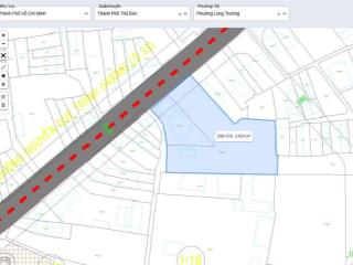 Mặt tiền nguyễn duy trinh,long trường, quận 9, dt  32 x 80 nở hậu, hđt 100 tr/th  giá bán 495 tỷ