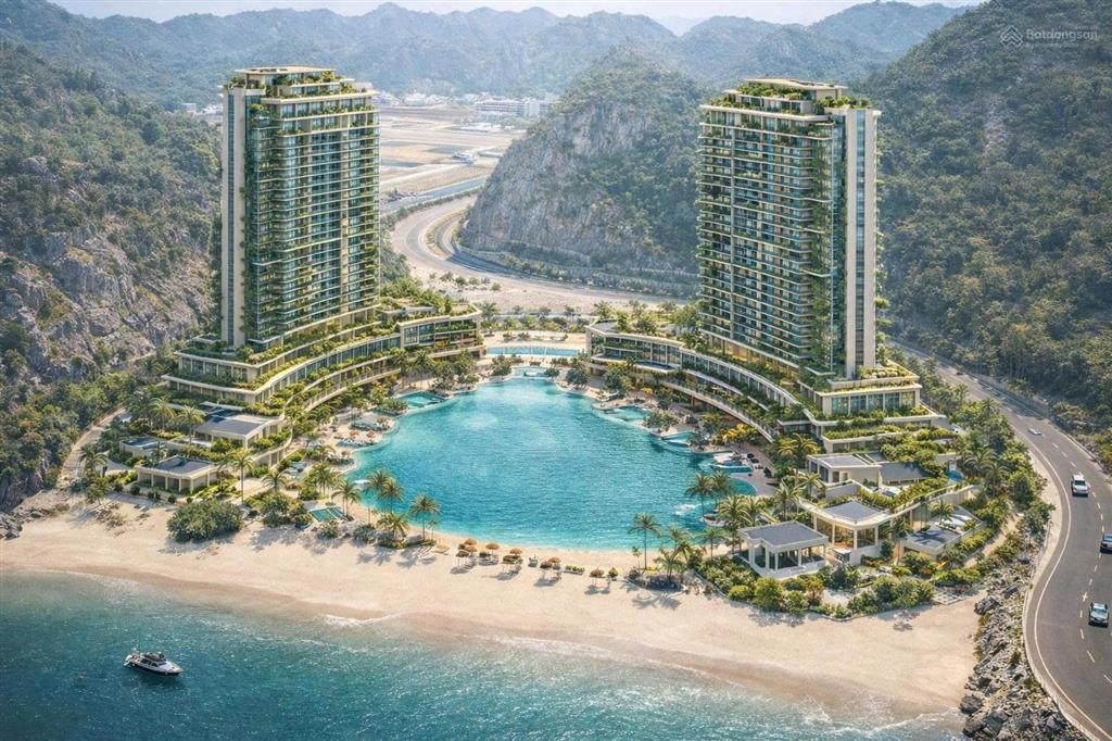 Bán quỹ đất mặt biển 8192m², xây 25 tầng, khu du lịch trọn bãi biển tùng thu, cát bà, giá 399 tỷ