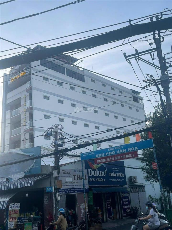 Giảm mạnh còn 100 tỷ tòa mt thoại ngọc hầu, dt 10x60 công nhận 600m2, kc hầm 7 tầng, hđt 500tr