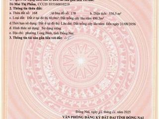 Bán đất sổ riêng, chính chủ, rộng 560m2