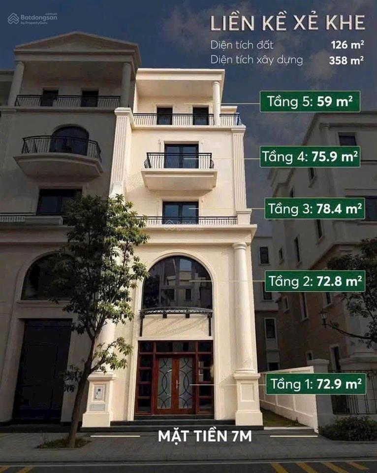 Chỉ nhỉnh 11 tỷ, sở hữu liền kề 90m2 khu đóng vịnh xanh