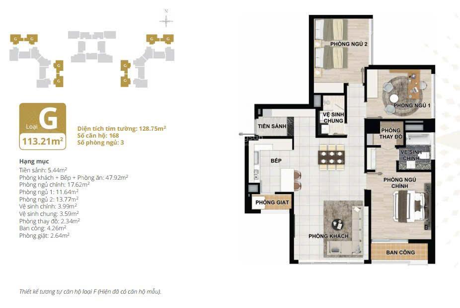 Chính chủ gửi bán căn hộ 3pn full nội thất  chung cư h9ct1 starlake tây hồ tây   0911 632 ***