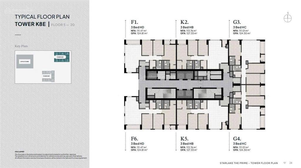 Chính chủ cần bán căn hộ g3 toà k8e chung cư the prime starlake  kđt starlake