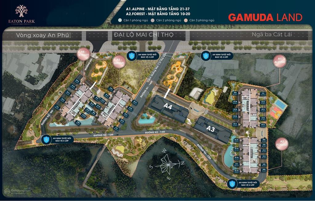 Bán căn 2pn góc giá siêu tốt giai đoạn đầu tháp a6 dự án eaton park