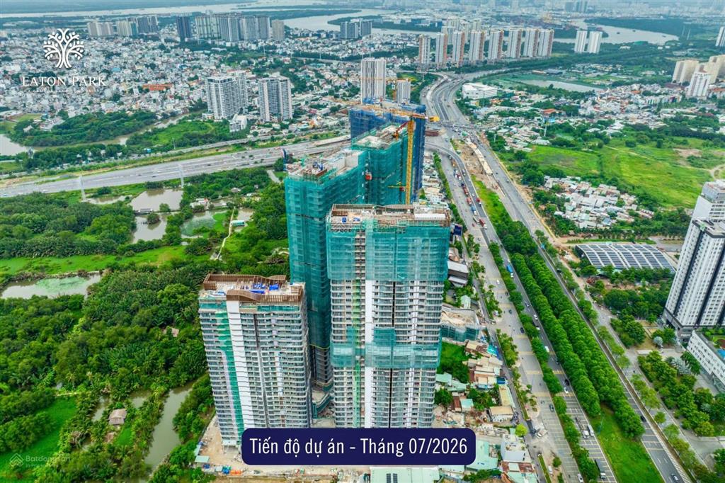 Bán căn 1pn tháp a6 view trung tâm thành phố, tầng cao dự án eaton park