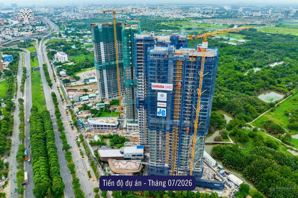 Bán căn 1pn tháp a6 view trung tâm thành phố, tầng cao dự án eaton park